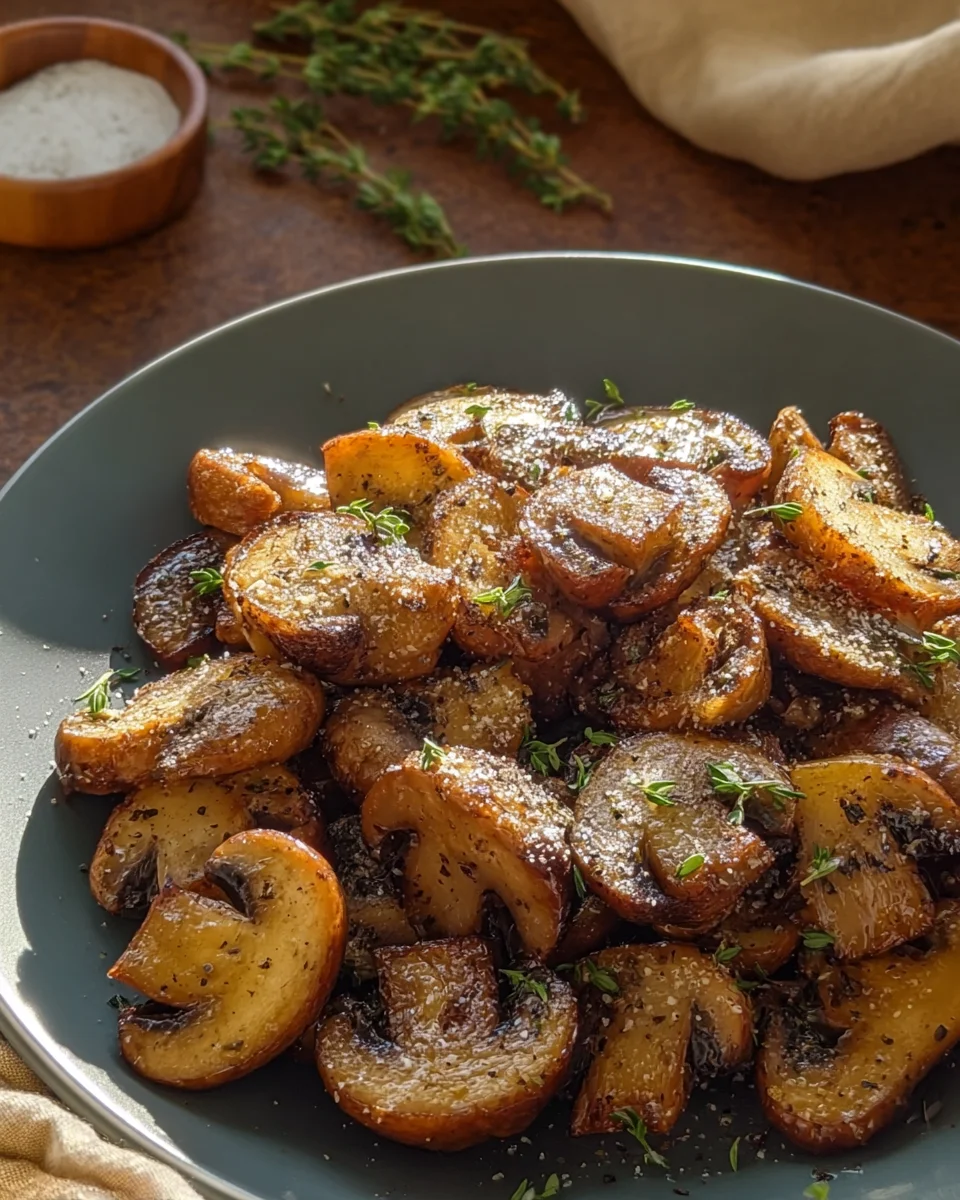 Airfryer Mushroom Recipe