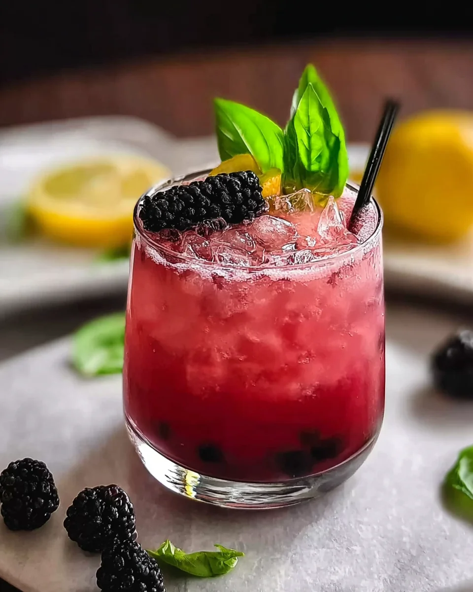 Blackberry Lemon Mocktail