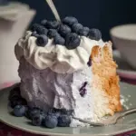 Blueberry Angel Food Cake