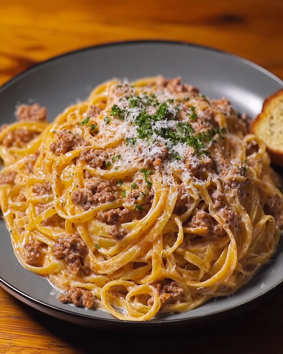 Creamy Beef Pasta