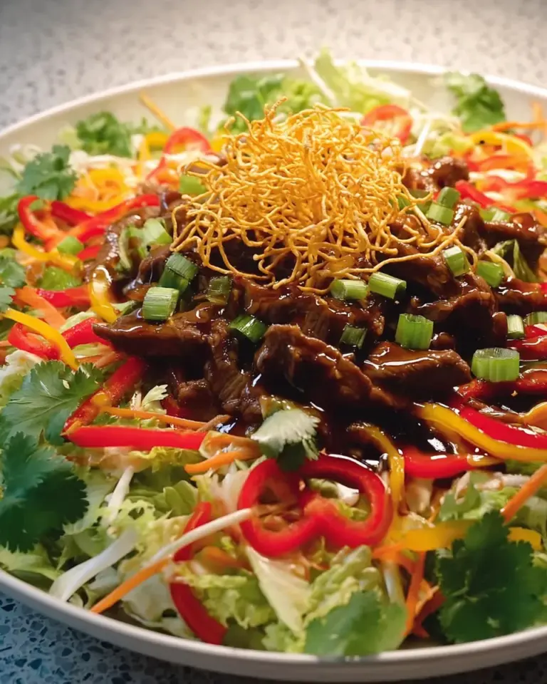 Crispy Chilli Beef Salad