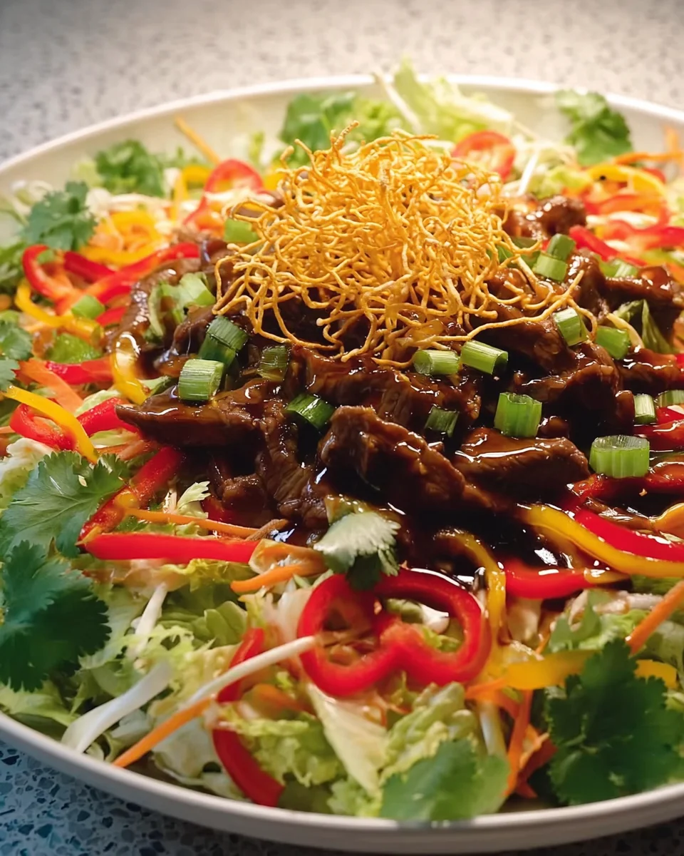 Crispy Chilli Beef Salad