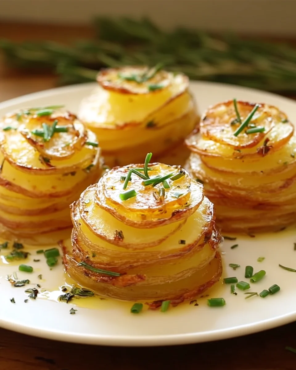 Crispy Potato Stacks