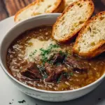 French Onion Beef Short Rib Soup