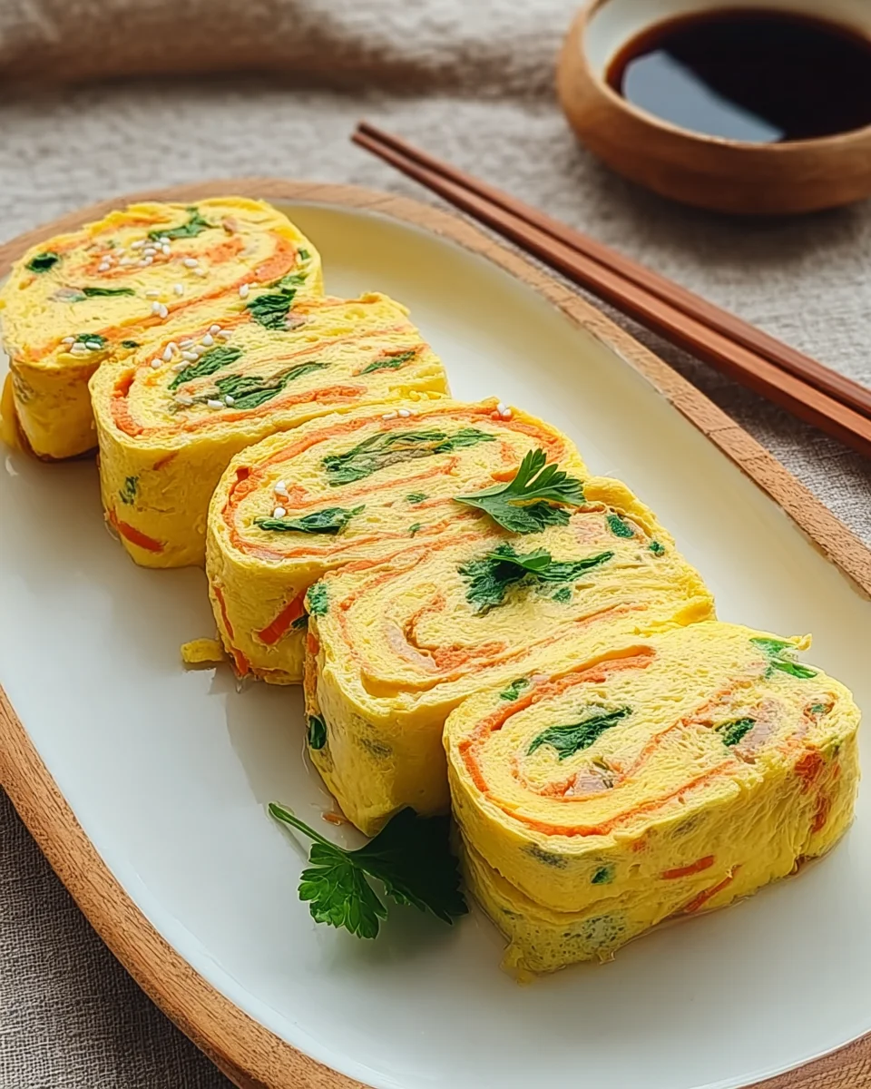Gyeran Mari (Korean Rolled Omelette)