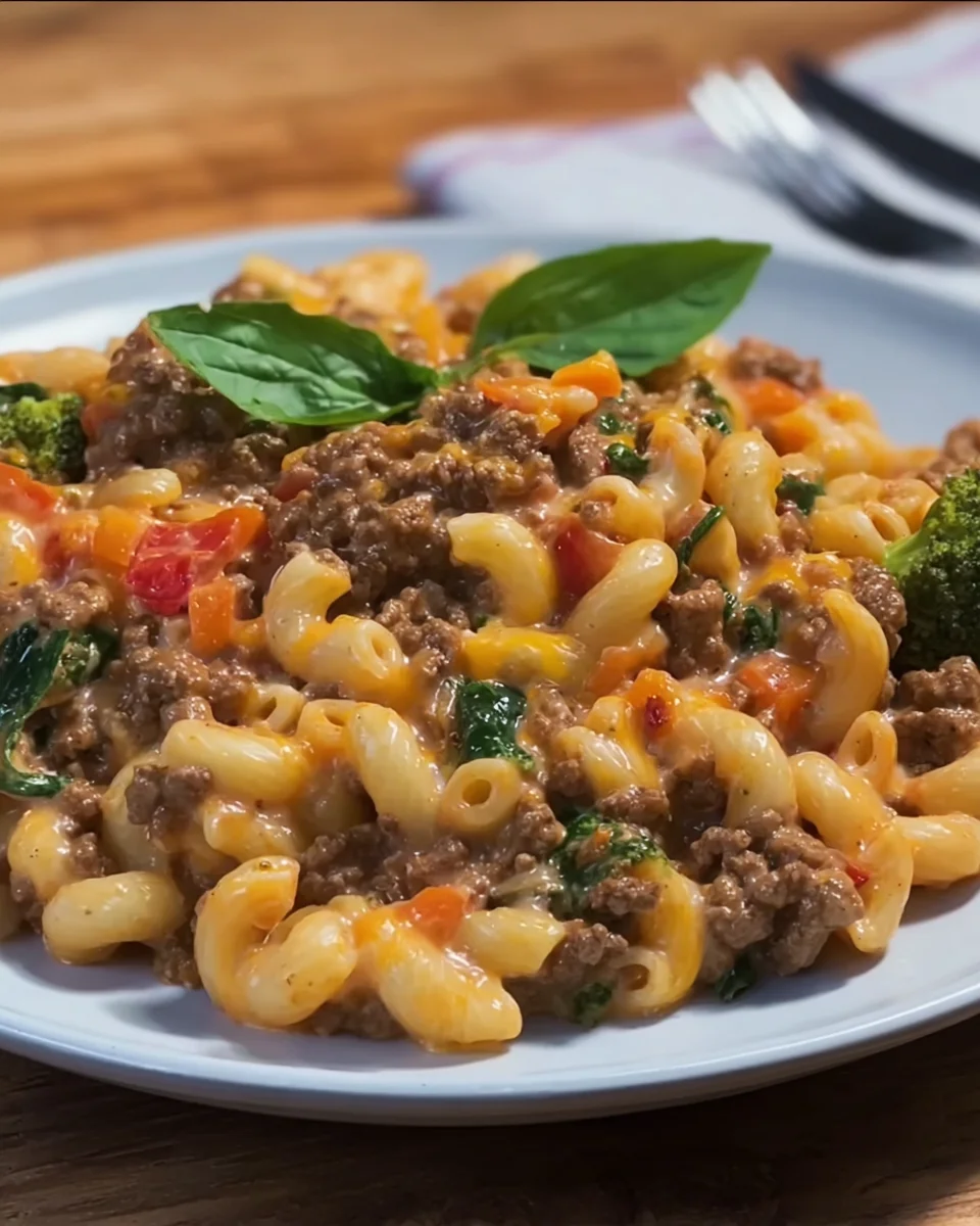 Healthy Mac and Beef