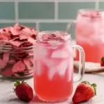 Healthy Pink Drink Strawberry Refresher