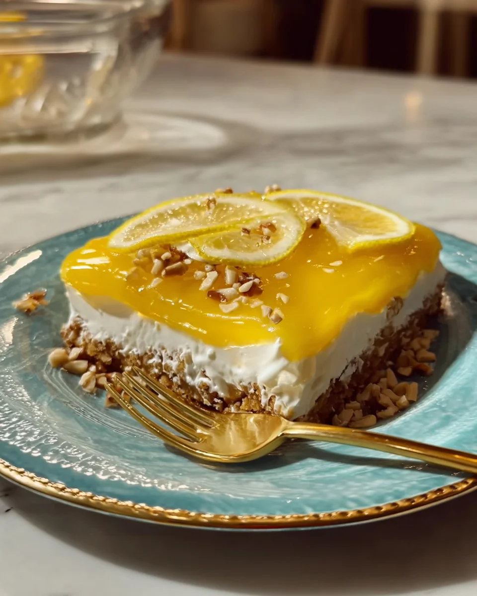 Lemon Pretzel Dessert