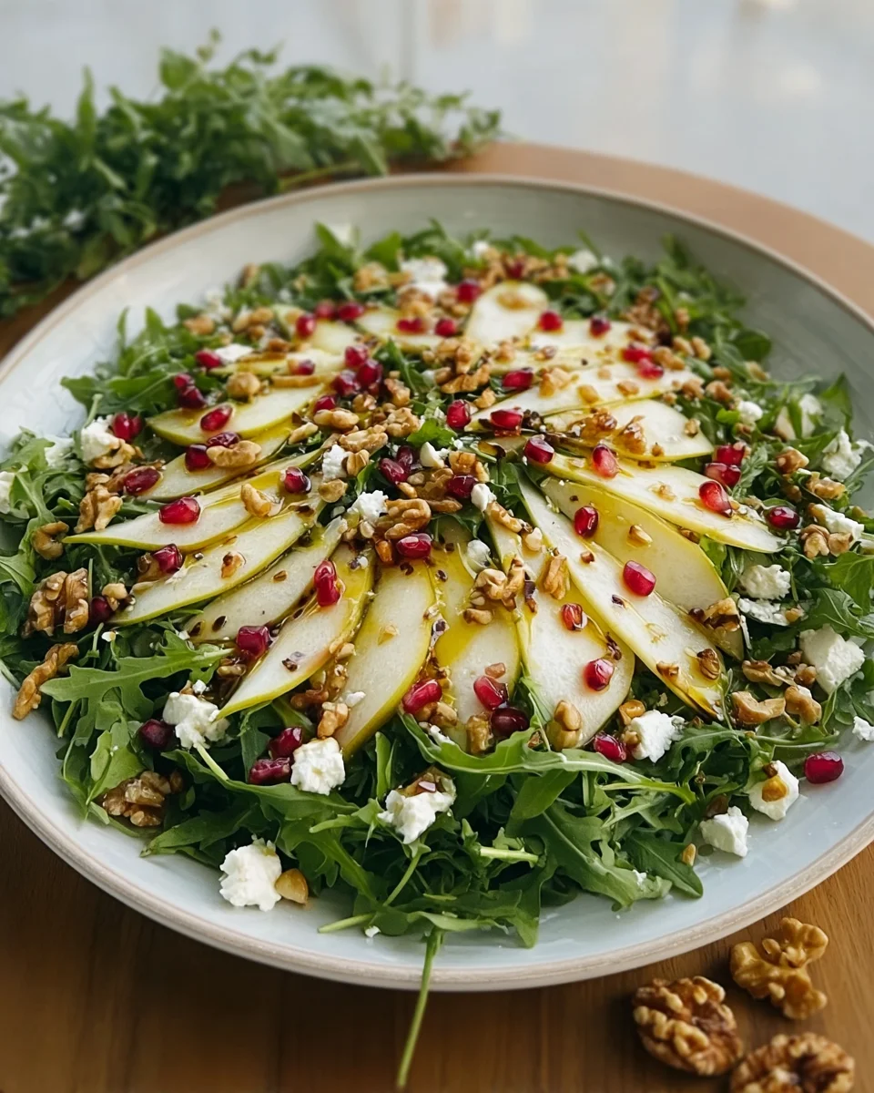 Pear and Arugula Salad