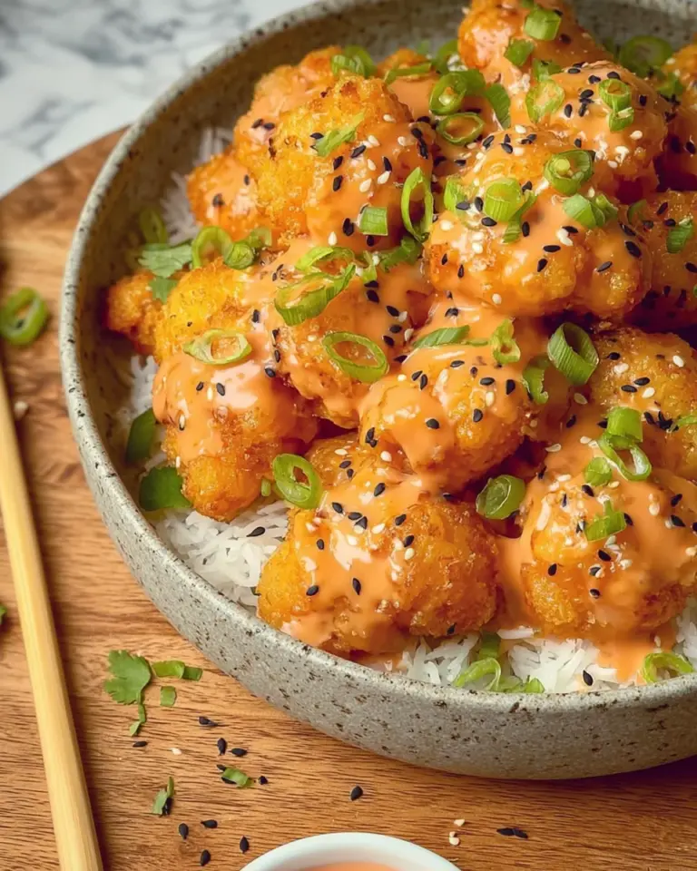 Vegan Bang Bang Cauliflower Wings