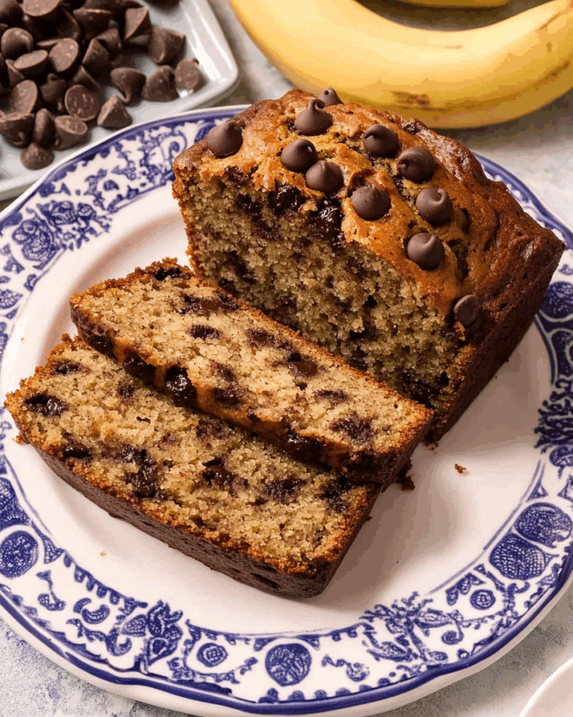 Super Moist Chocolate Chip Banana Bread