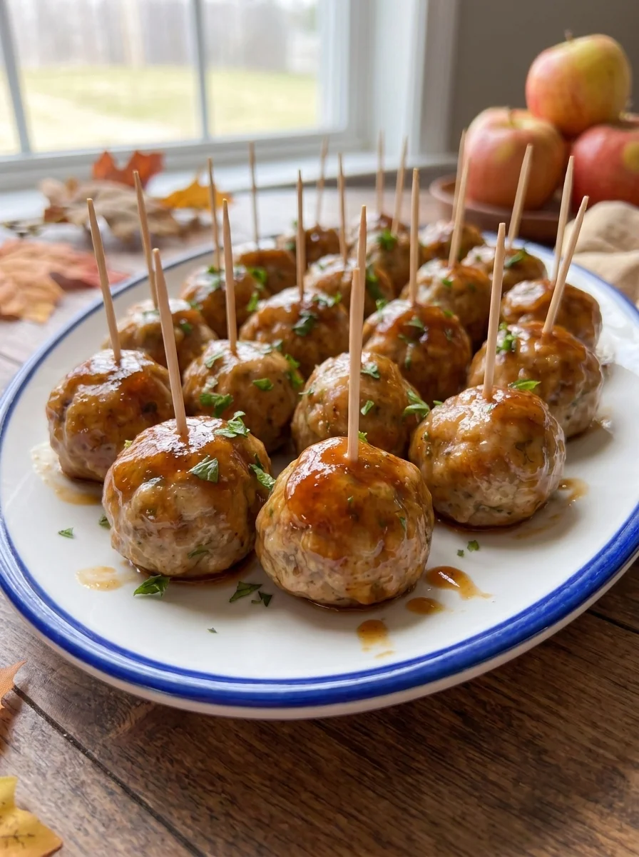 Apple Cider Meatballs