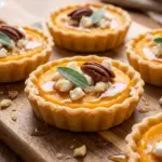 Butternut Squash Goat Cheese Tarts