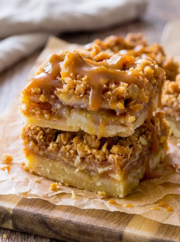 Caramel Crumble Bars