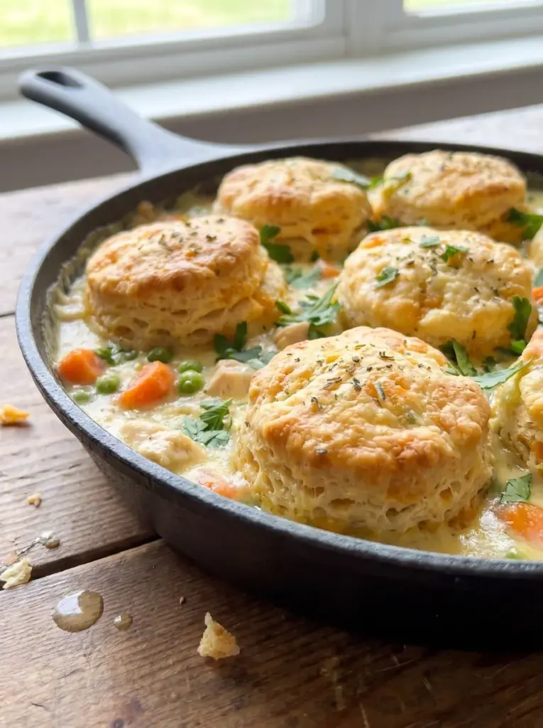Cheddar Bay Chicken Pot Pie