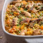 Chicken Butternut Squash Casserole