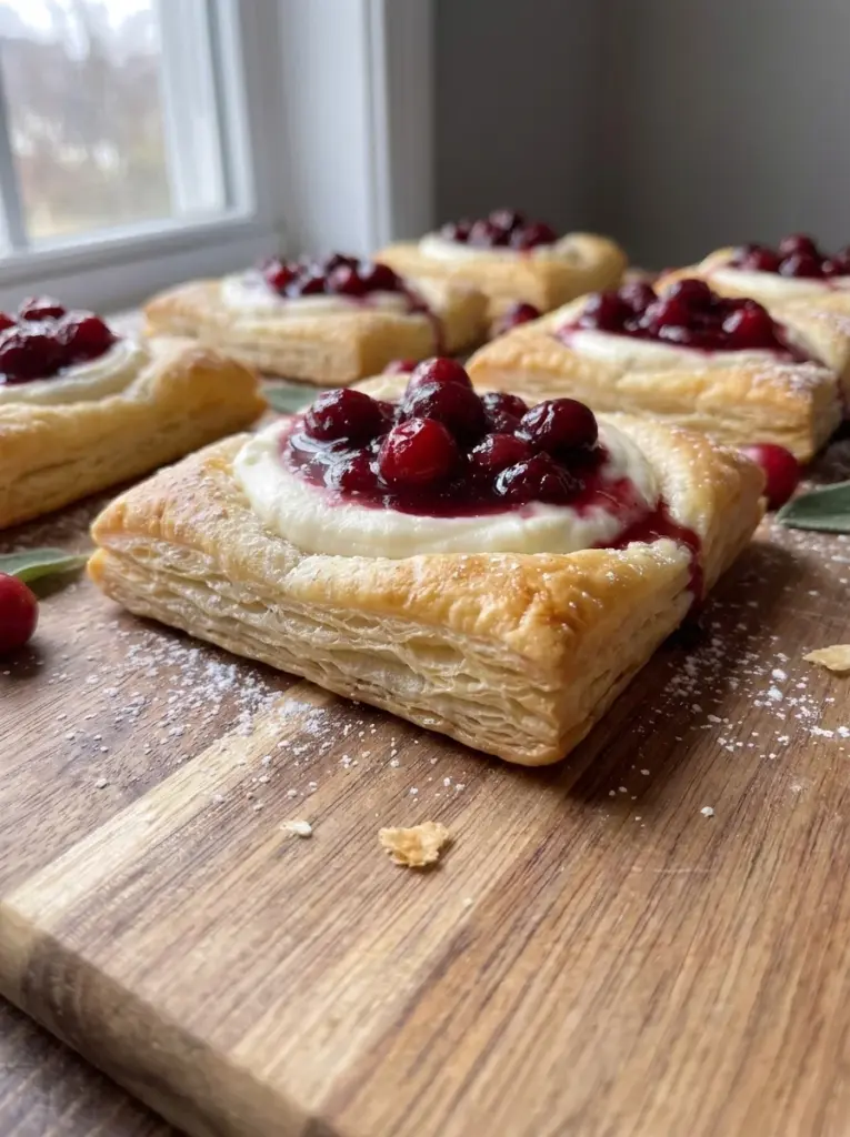 Cranberry Cream Cheese Pastries