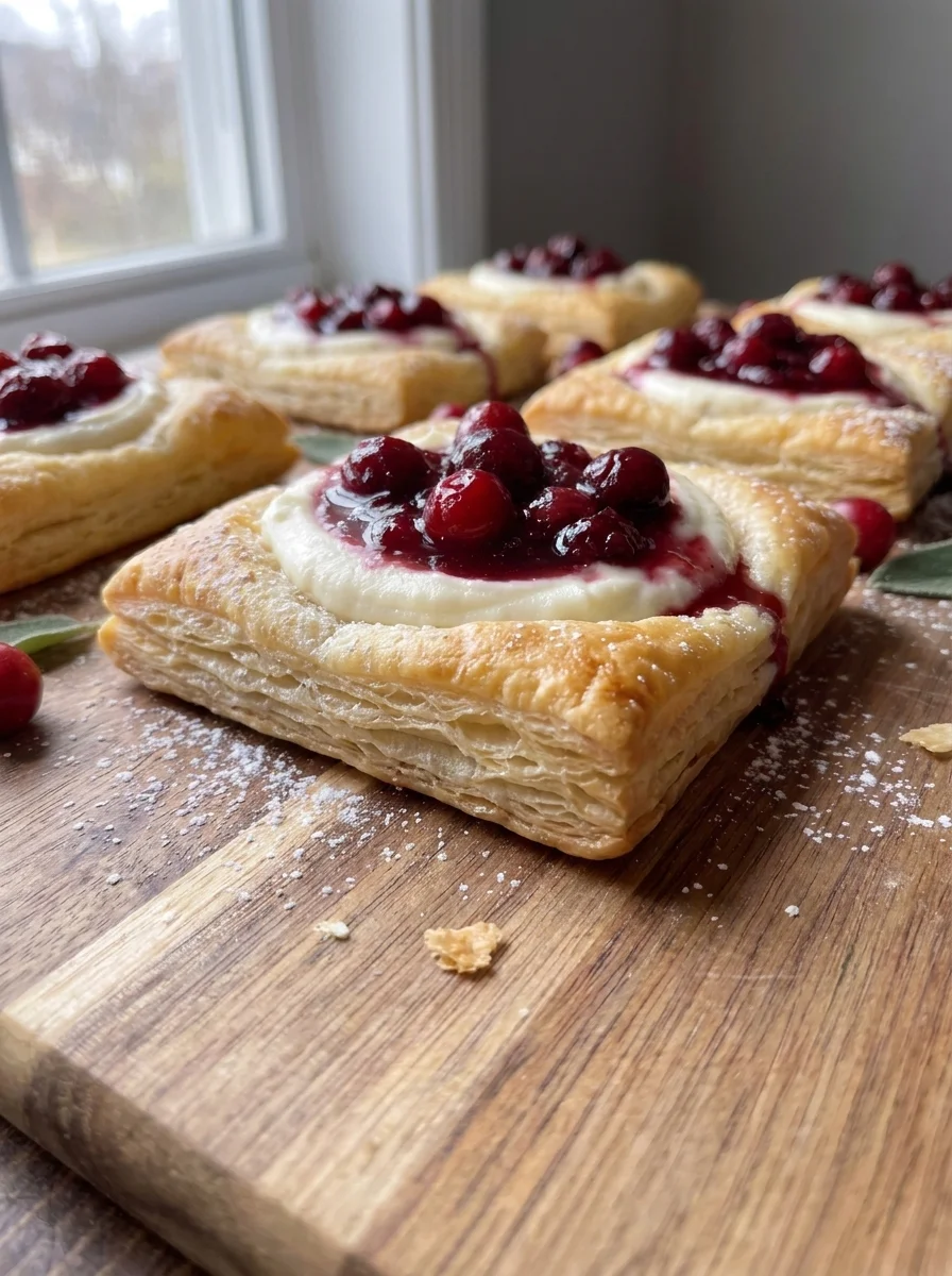 Cranberry Cream Cheese Pastries