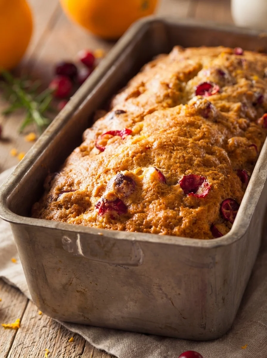 Cranberry Orange Oatmeal Bread
