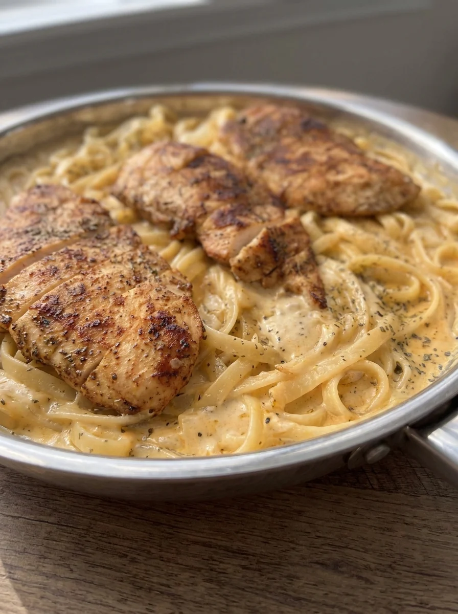 Creamy Chicken Fettuccine