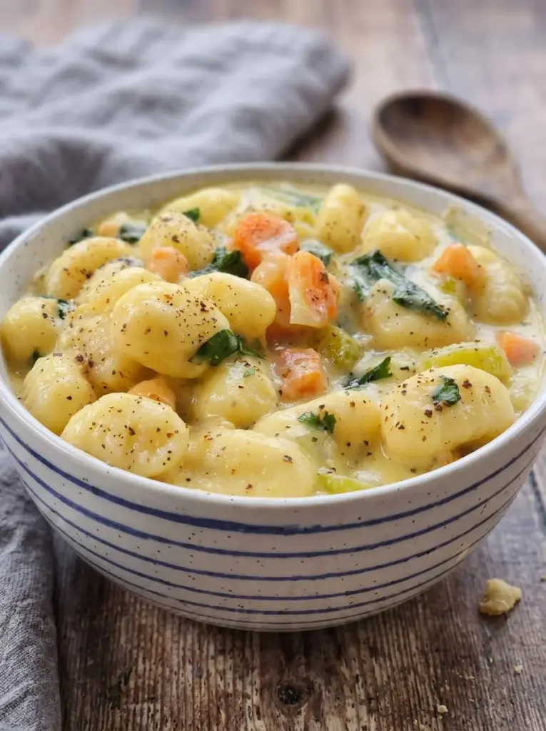 Creamy Vegetable Gnocchi