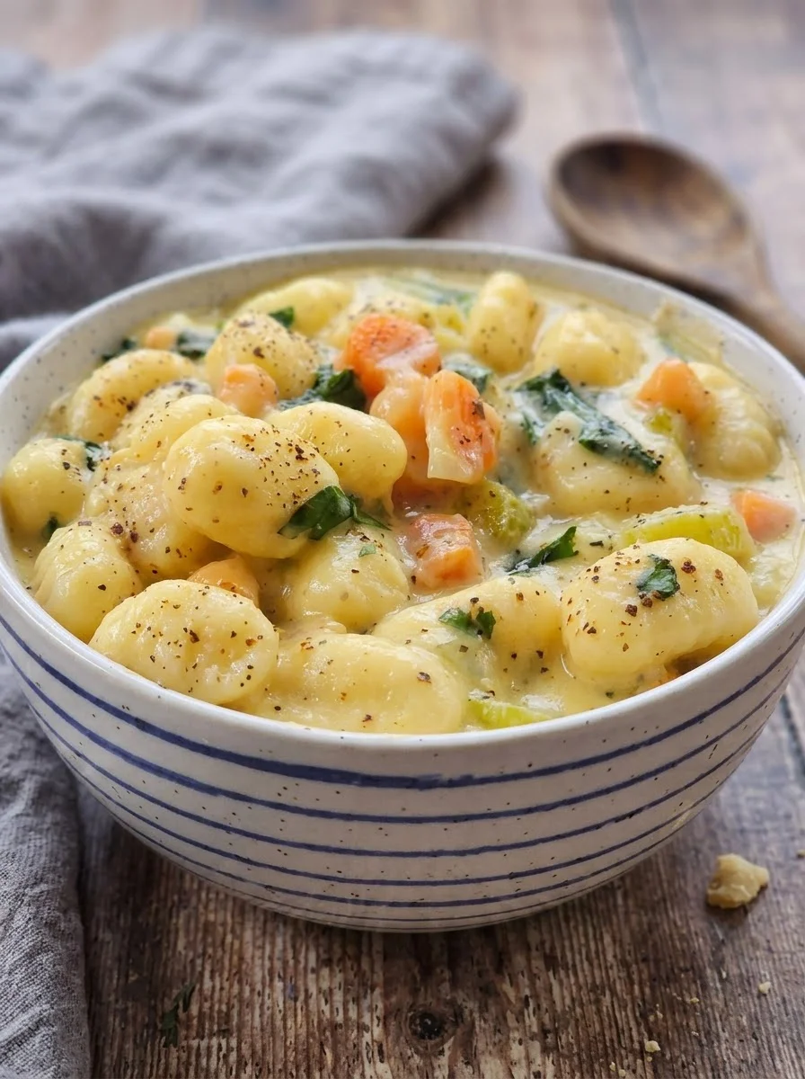Creamy Vegetable Gnocchi