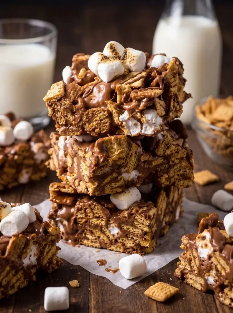 Golden Grahams S'mores Bars