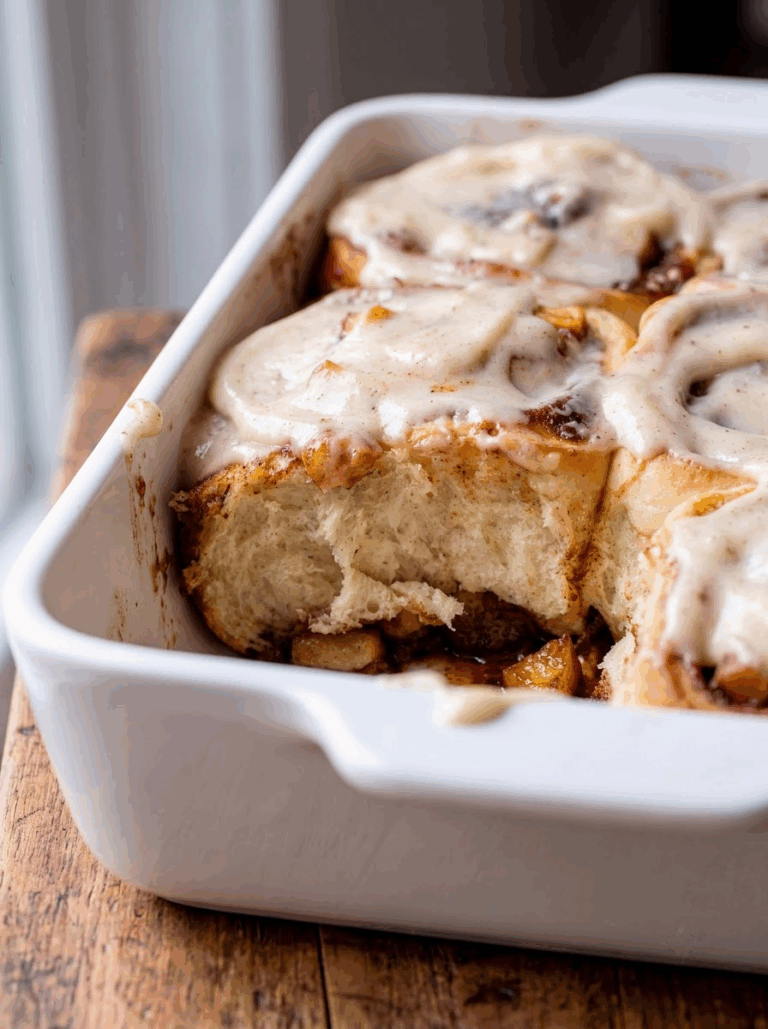 Gooey Apple Cinnamon Rolls