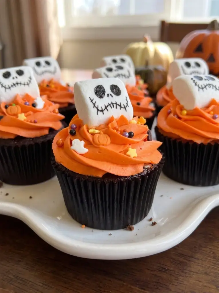 Halloween Ghost Cupcakes