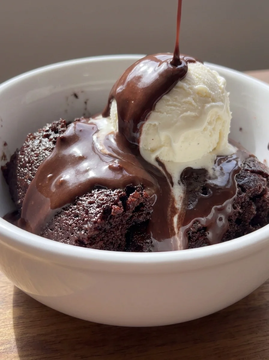 Hot Chocolate Fudge Cake