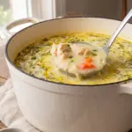 Lemon Chicken Orzo Soup