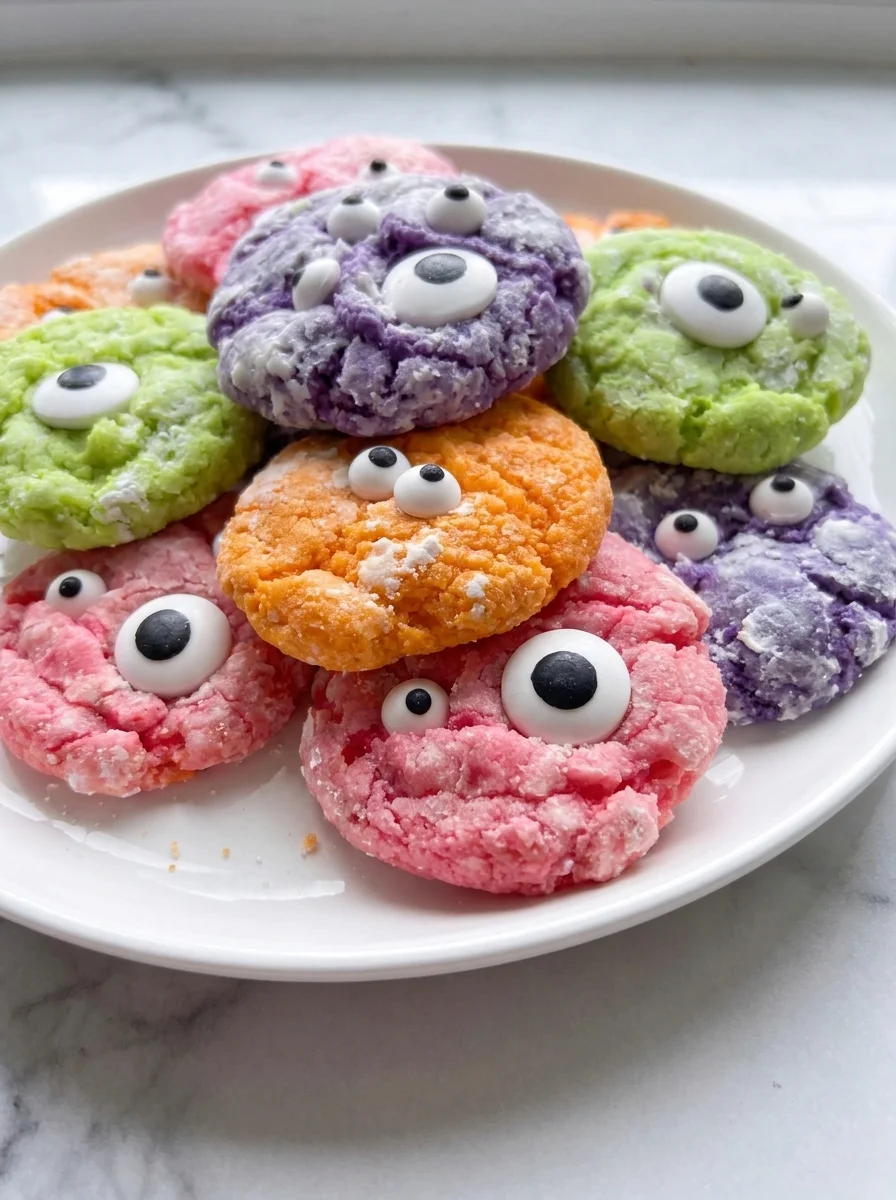 Monster Crinkle Cookies