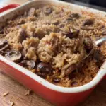 Mushroom Rice Pilaf Casserole