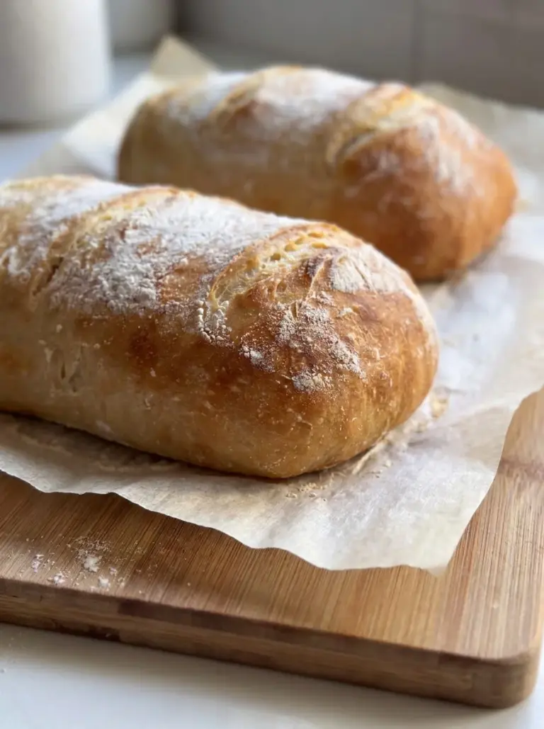 No-Knead Crusty Bread