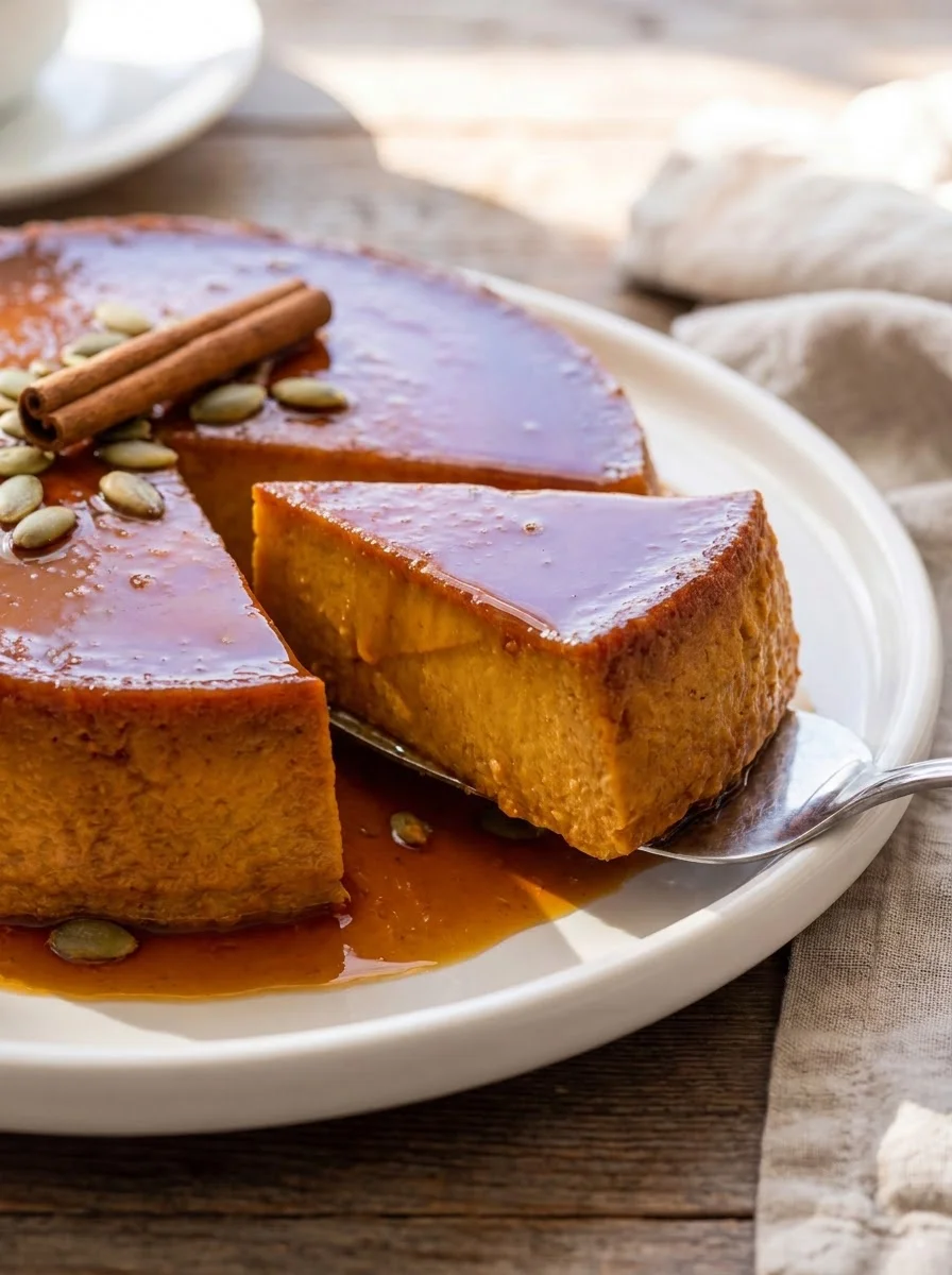 Pumpkin Caramel Flan