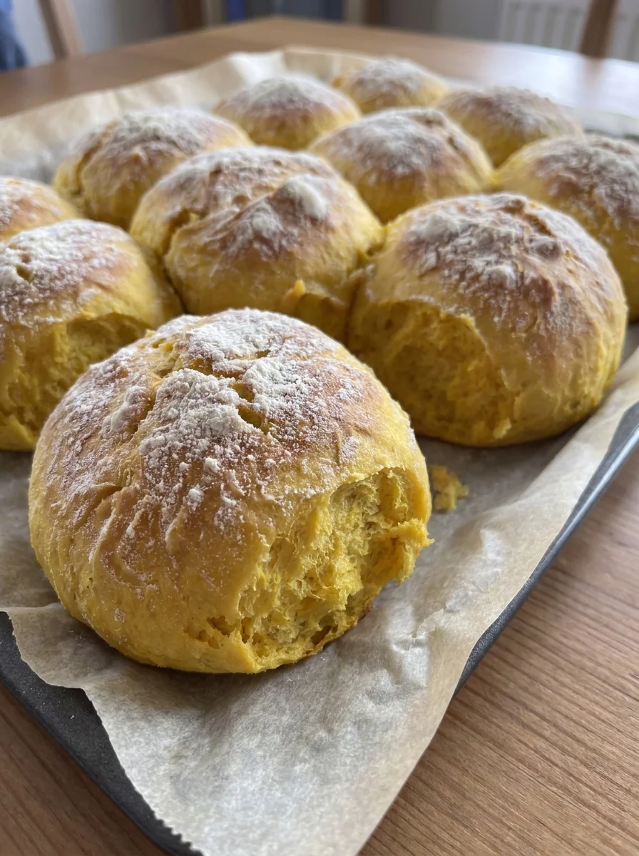 Pumpkin Dinner Rolls