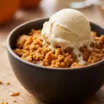 Pumpkin Pie Crisp with Cinnamon Streusel