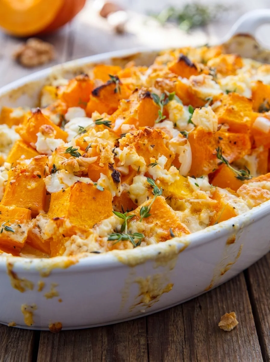 Roasted Butternut Squash Feta
