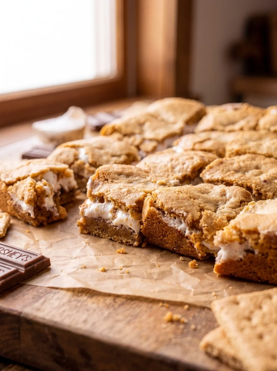 S'mores Cookie Bars