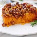 Sweet Potato Casserole with Pecan Topping