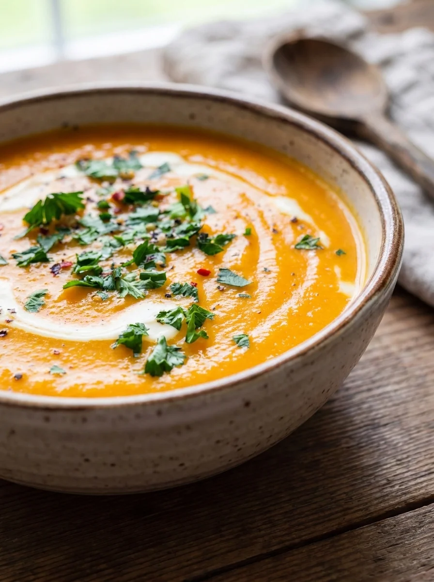 The Best Roasted Butternut Squash Soup