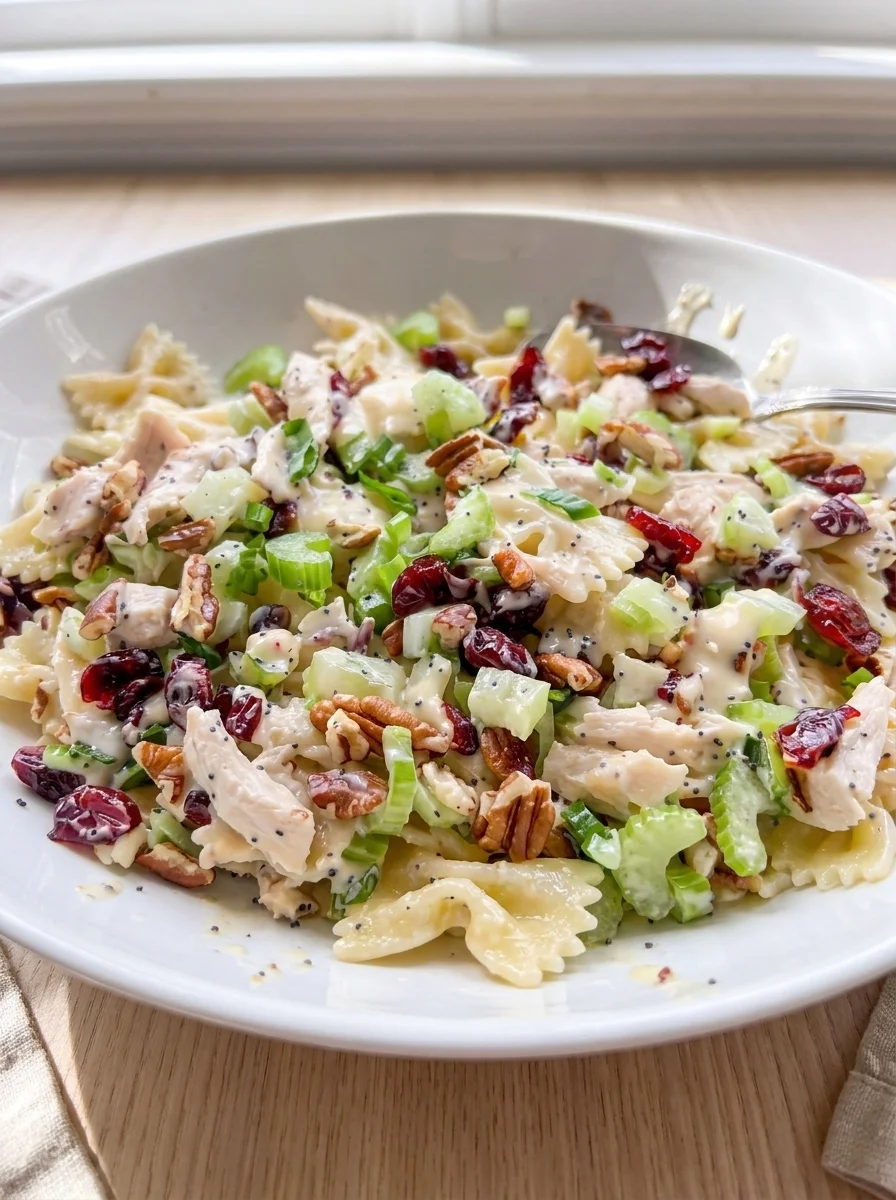 Turkey Cranberry Pasta Salad