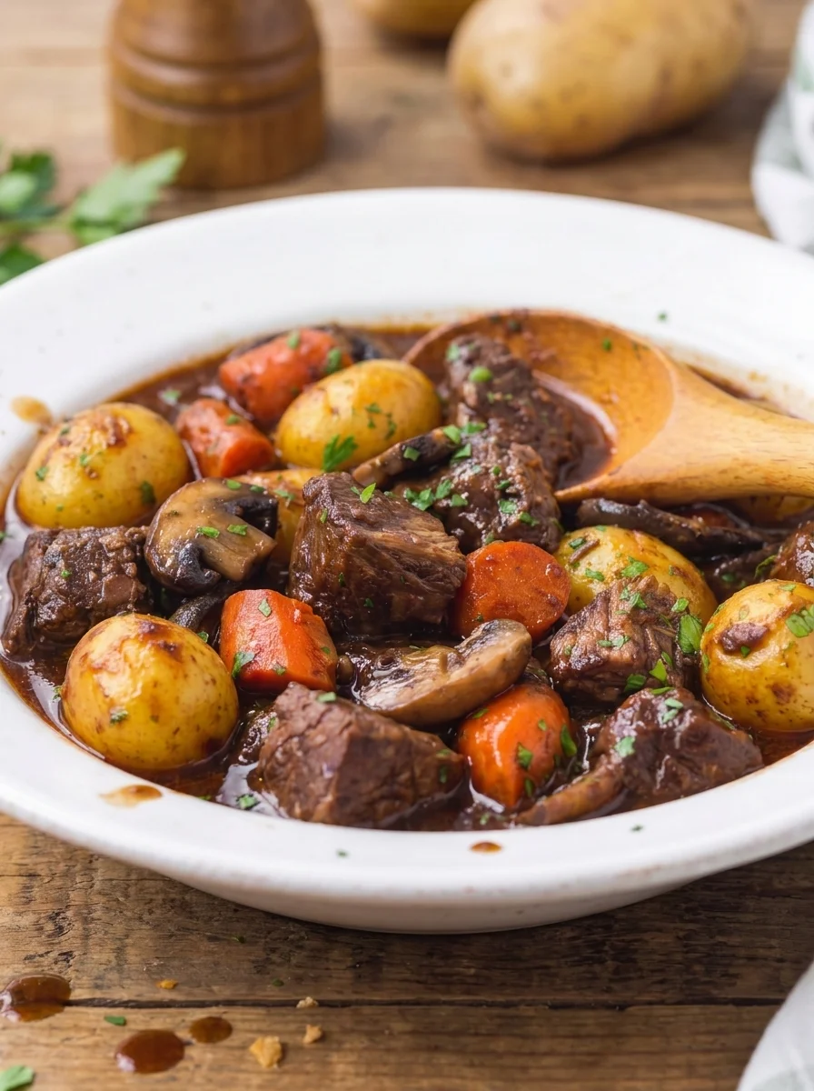 Ultimate Beef Stew with Mushrooms