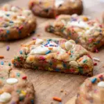 White Chocolate Sprinkle Cookies